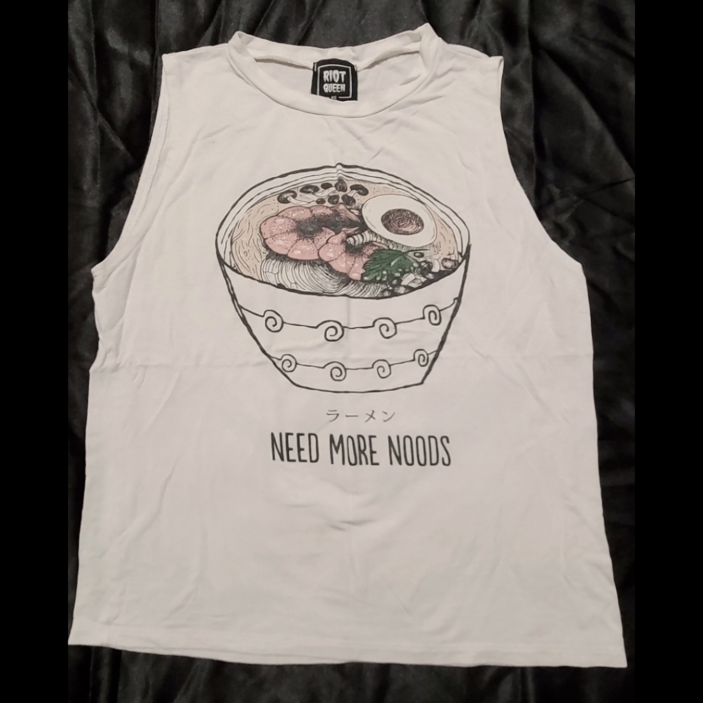 Send More Noods Riot Queen Graphic Tank top